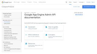 
                            6. Google App Engine Admin API documentation | …