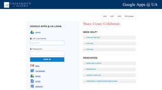 
                            1. Google Apps @ UA - University of Alaska