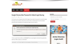 
                            2. Google Chrome Asks Password to Unlock Login Keyring - Tips on ...