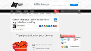 
                            4. Google demands Cerberus anti-theft app to be less stealthy