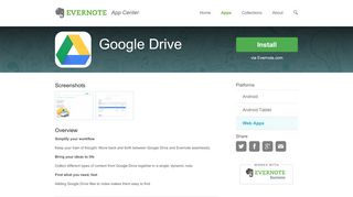 
                            6. Google Drive - Web - English - Evernote App Center