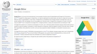 
                            7. Google Drive – Wikipédia, a enciclopédia livre