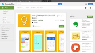 
                            9. Google Keep - Notes and Lists - Apps on Google Play