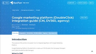 
                            7. Google marketing platform (DoubleClick) integration guide (CM ...