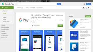 
                            2. Google Pay: Pay with your phone and send cash - Apps on ...