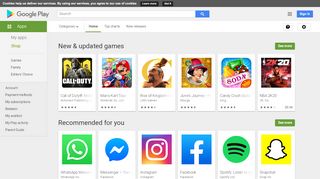 
                            1. Google Play - Android