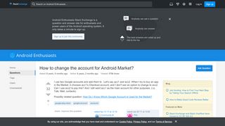 
                            6. google play store - How to change the account for Android Market ...