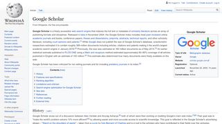 
                            2. Google Scholar - Wikipedia