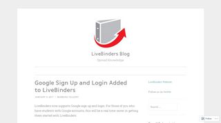 
                            5. Google Sign Up and Login Added to LiveBinders ...