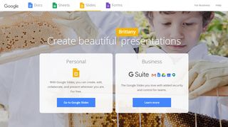 
                            6. Google Slides: Free Online Presentations for Personal Use