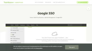 
                            4. Google SSO | BambooHR Marketplace | Your Favorite Integrated HR ...