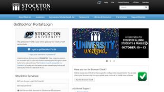 
                            4. GoStockton Portal Login - Portal | Stockton University