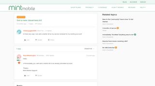 
                            4. Got a new cleverness kit | Mint Mobile Community