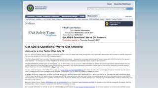 
                            9. Got ADS-B Questions? We've Got Answers! - FAASafety.gov