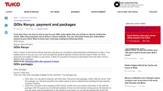 
                            7. GOtv Kenya: Payment and Packages [Updated] Tuko.co.ke