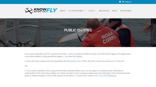 
                            6. Government Entities | Know Before You Fly