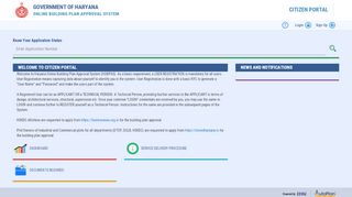 
                            4. Government of Haryana ONLINE BUILDING PLAN APPROVAL SYSTEM