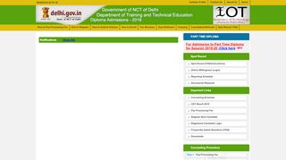 
                            7. Government of NCT of Delhi - cetdelhi.nic.in