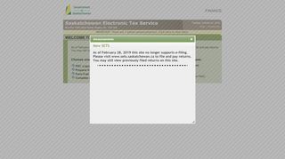 
                            9. Government of Saskatchewan - SETS - Login