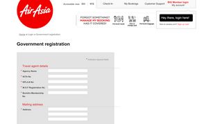 
                            4. Government | Registration form - AirAsia