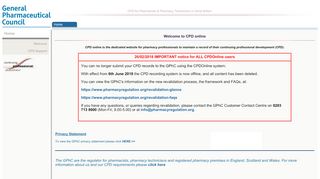 
                            6. GPHC CPD - Login - uptodate.org.uk