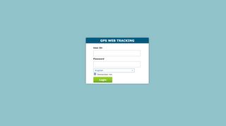 
                            2. GPS online tracking system: Login