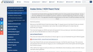 
                            8. Grades Online / INOW Parent Portal | Huntsville City Schools