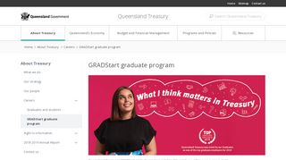 
                            8. GRADStart graduate program - Queensland Treasury