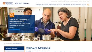 
                            3. Graduate Admission | University of Virginia School of Engineering and ...