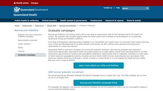 
                            1. Graduate campaigns | Queensland Health