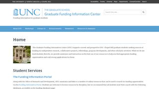 
                            5. Graduate Funding Information Center - UNC Chapel Hill