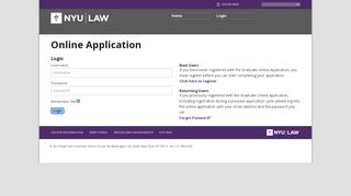 
                            9. Graduate Online Application | NYU School of Law