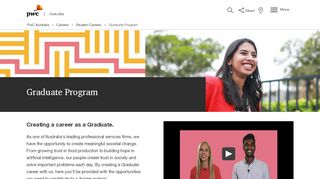 
                            2. Graduate Program for students | Careers | PwC Australia