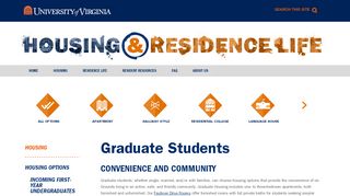 
                            6. Graduate Students | Housing and Residence Life, U.Va.