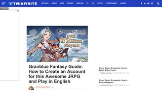 
                            1. Granblue Fantasy: How to Install, Play in English & Create ...