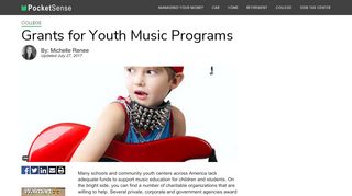 
                            2. Grants for Youth Music Programs | Pocketsense