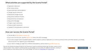 
                            1. Grants Portal User Guide | Conquer Cancer Foundation