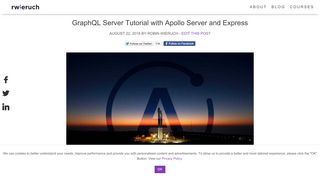 
                            9. GraphQL Server Tutorial with Apollo Server and …