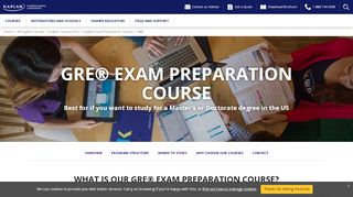 
                            5. GRE Exam Preparation Course | Kaplan International