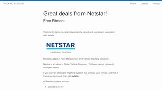 
                            9. Great deals from Netstar! - Tracking-Systems.co.za