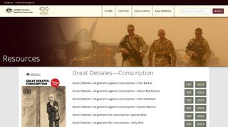 
                            1. Great Debates—Conscription | The Anzac Portal