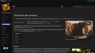 
                            9. Great Gate (film universe) - Wowpedia - Your wiki guide to the ...