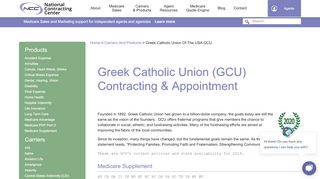 
                            7. Greek Catholic Union (GCU) Contracting & Appointment for ...