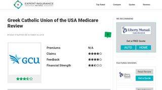 
                            6. Greek Catholic Union Insurance Review & Complaints I Medicare