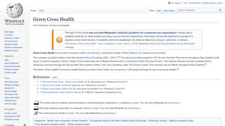 
                            4. Green Cross Health - Wikipedia