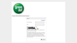 
                            3. Green Dot Online Card Access - Login