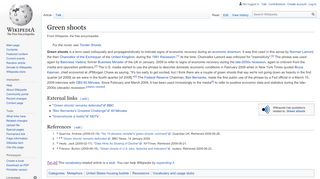 
                            2. Green shoots - Wikipedia