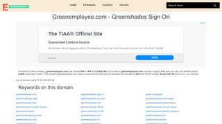 
                            8. Greenemployee.com - Greenshades Sign On