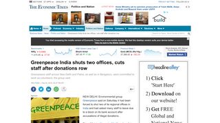 
                            8. Greenpeace India shuts two offices, cuts staff after donations row - The ...