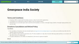 
                            4. Greenpeace India Society - Greenpeace India